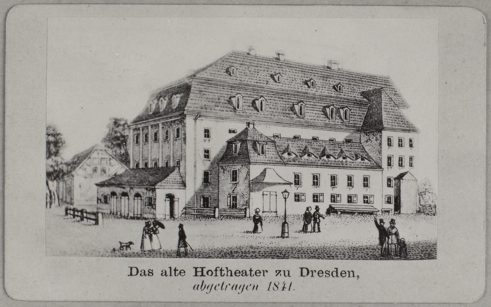 Das Alte Hoftheater zu Dresden, SLUB/Deutsche Fotothek